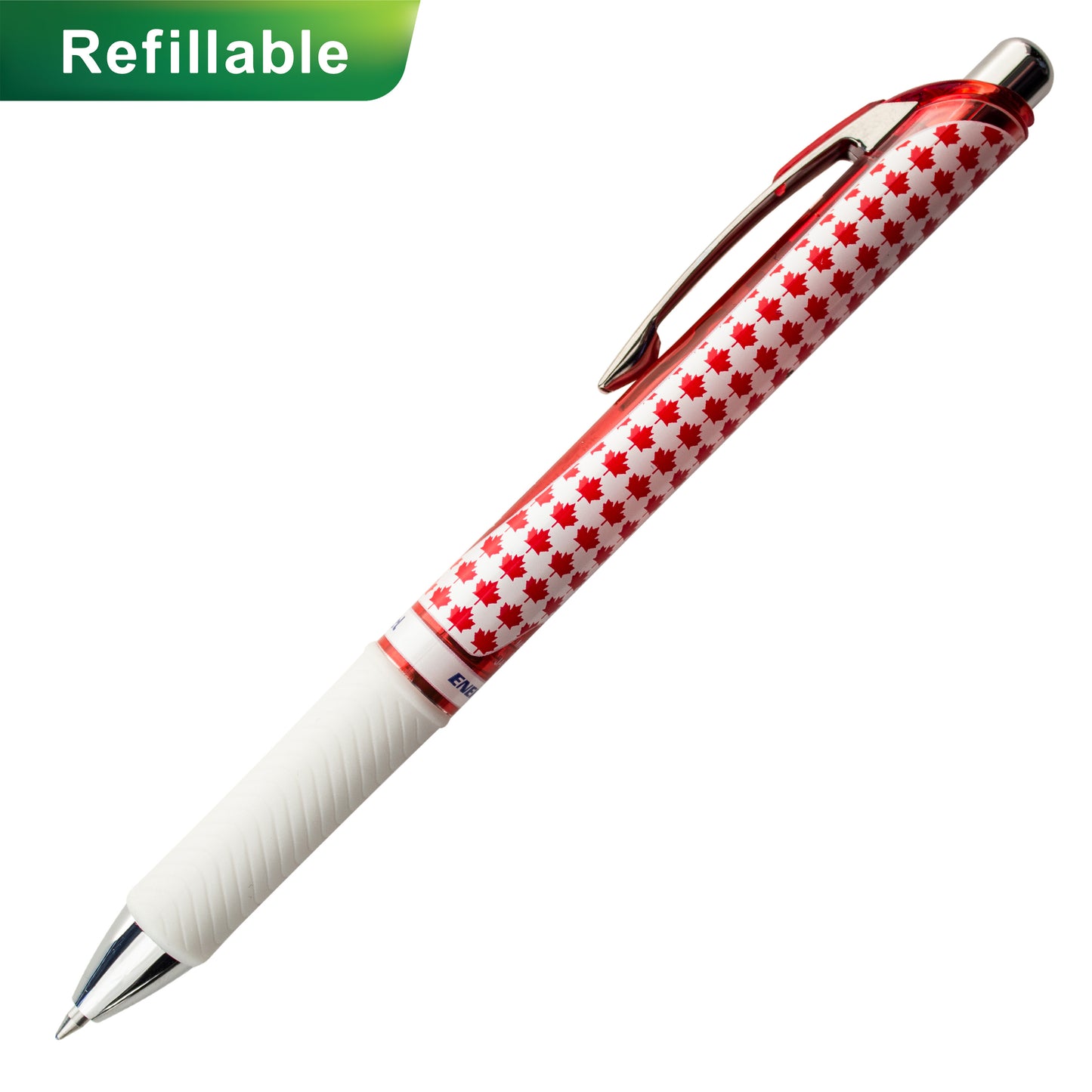 Canadian Barrel Design Energel Retractable Gel Roller Set 0.7mm Blue Ink