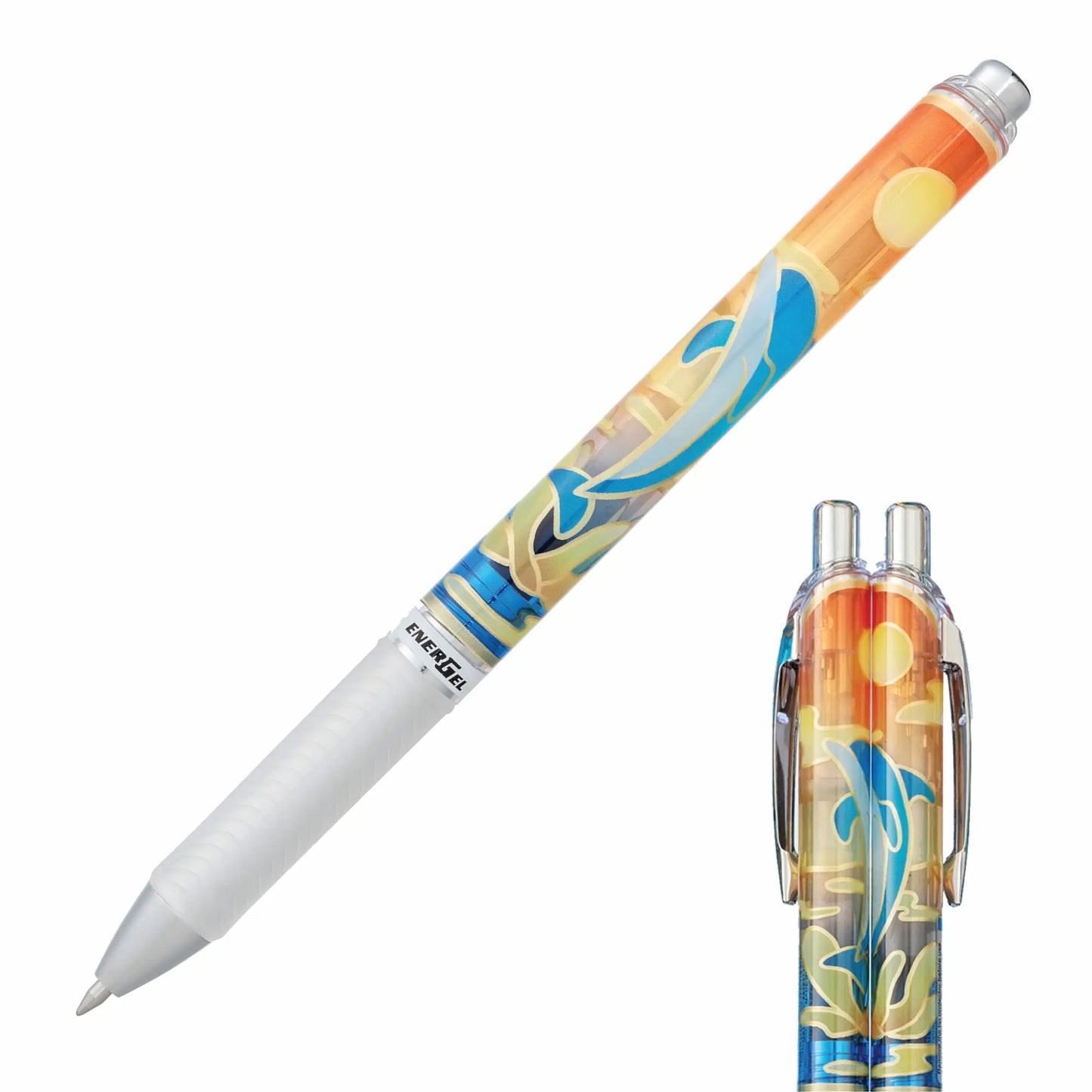 Energel Ocean Limited Edition Retractable Gel Pen 0.7mm Black - Penguin/Seal