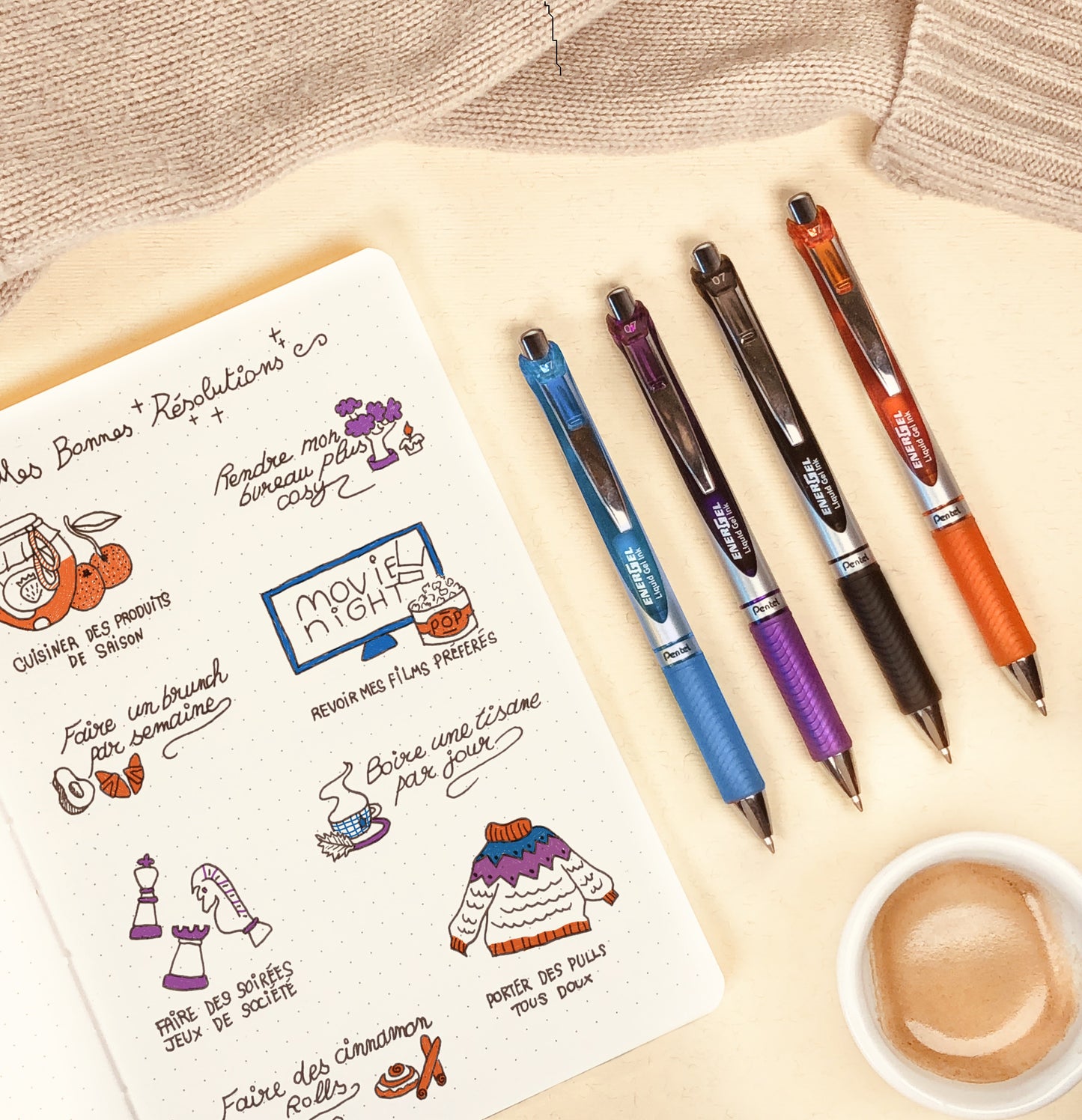 Energel Journal Colours Set