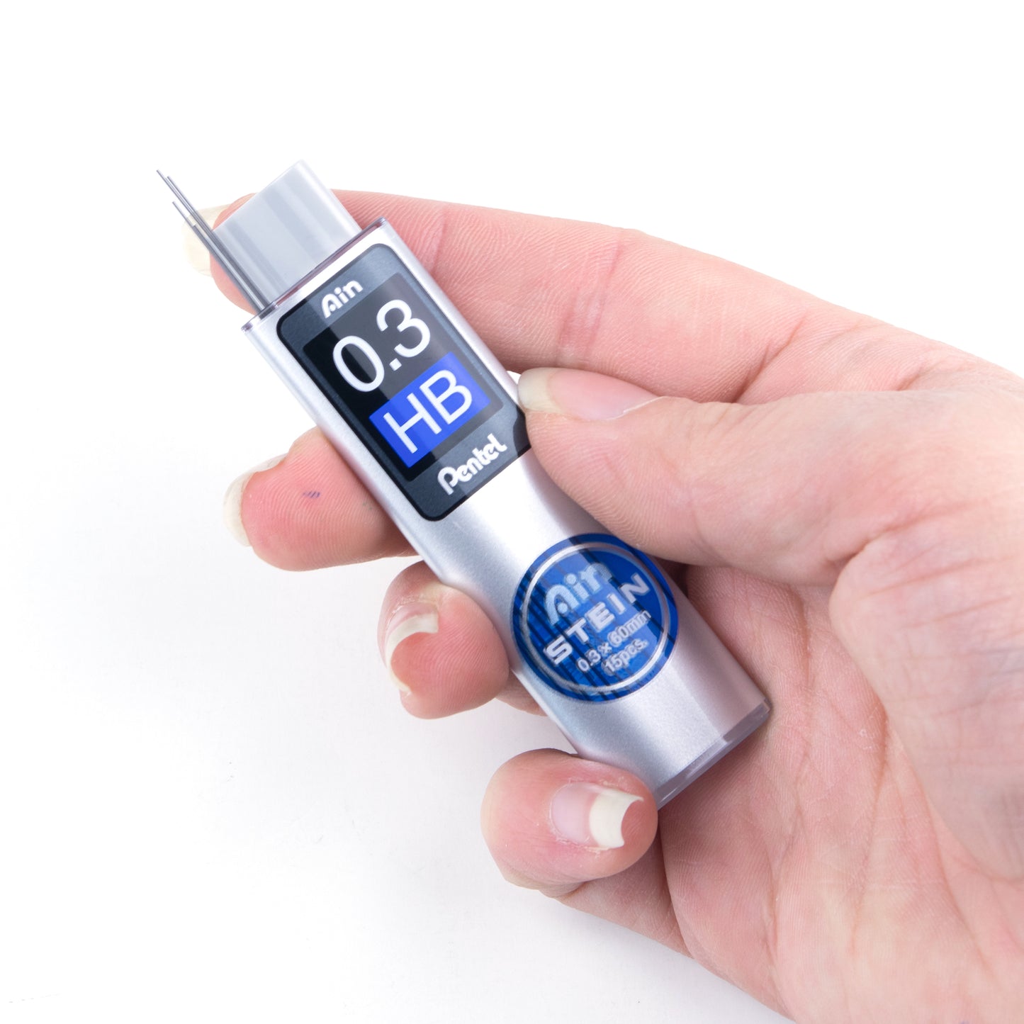 Ain Stein 0.3mm HB Lead Refill - 15 Leads per Tube