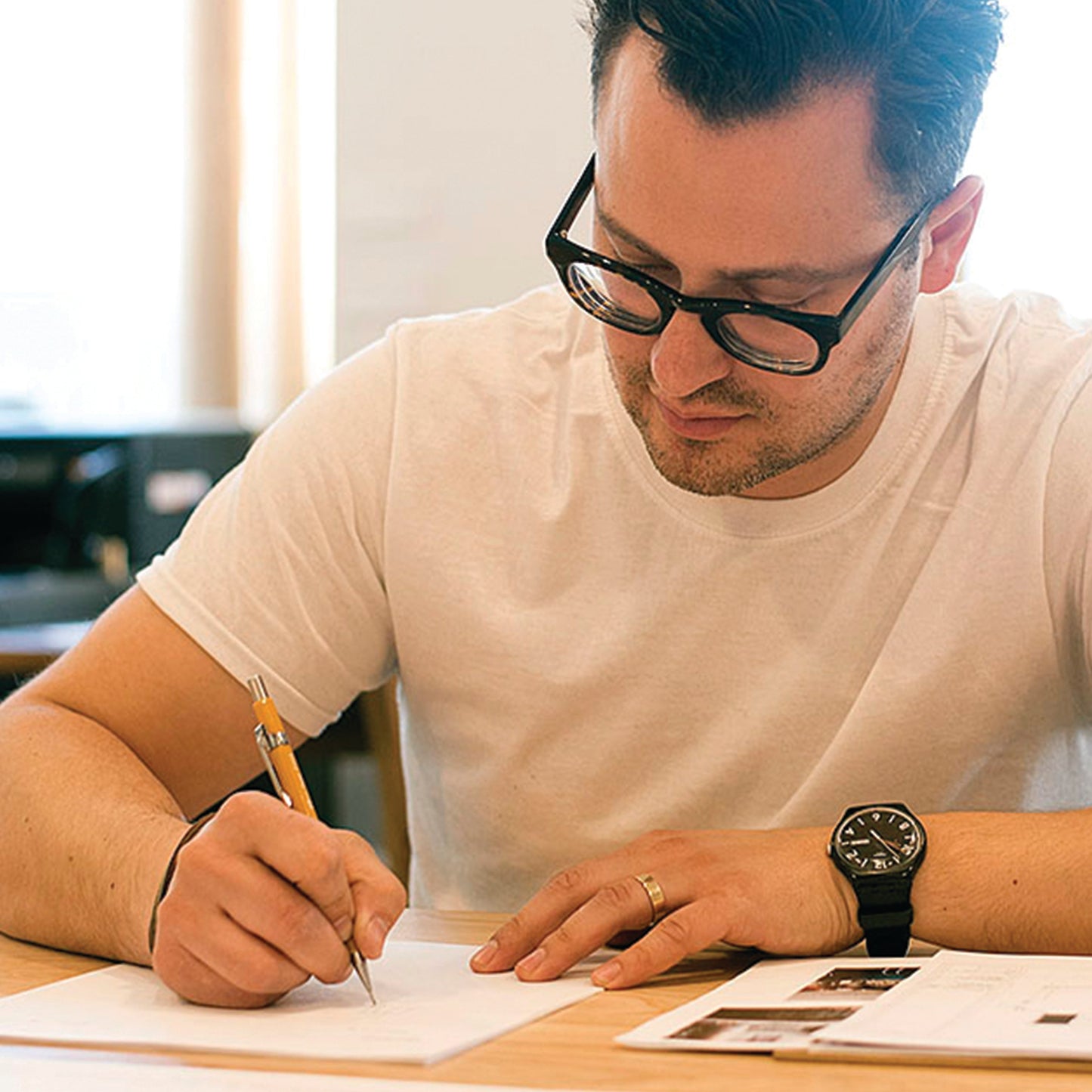 P200 Mechanical Pencil 0.9mm Yellow