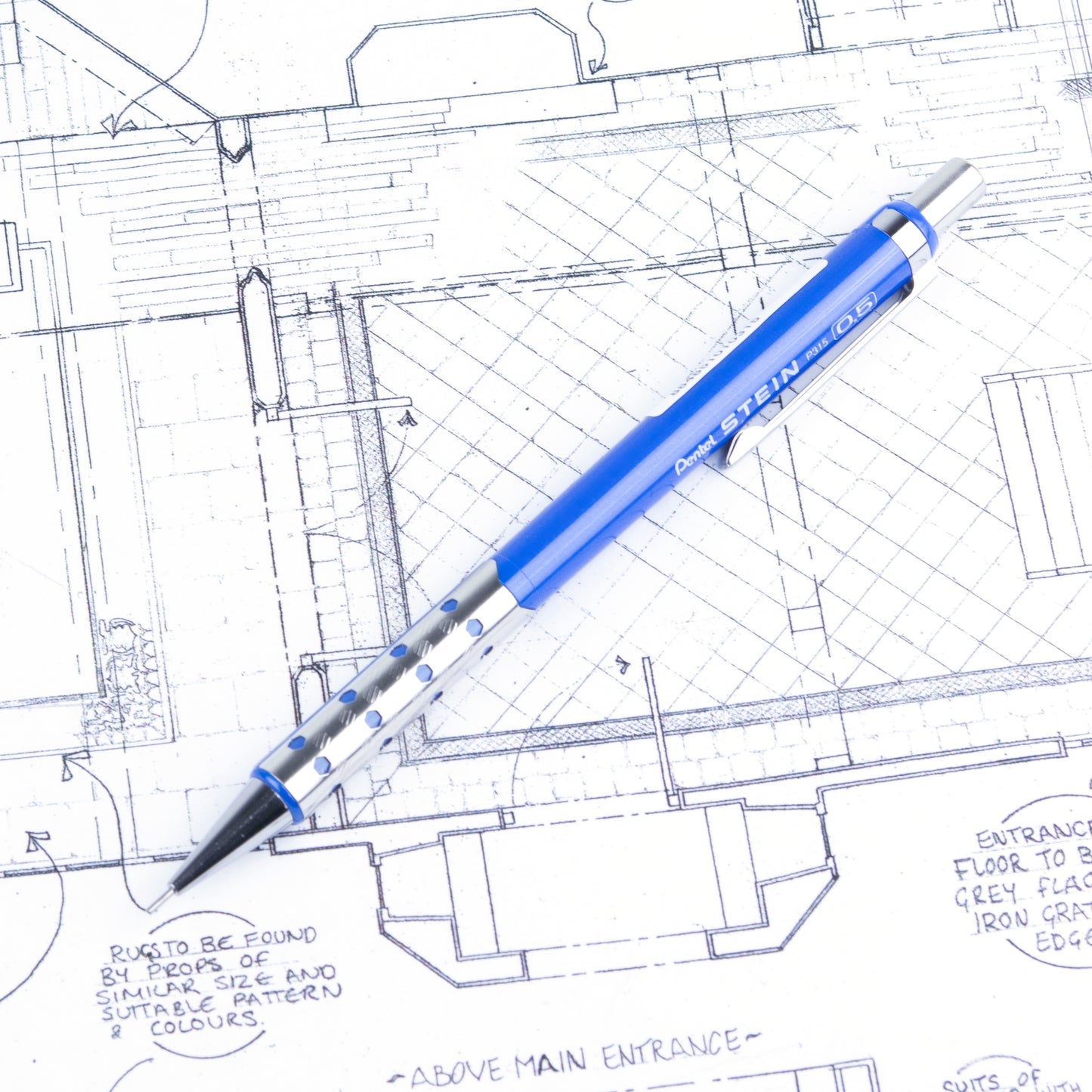 Stein Mechanical Pencil (0.5mm) Blue Barrel