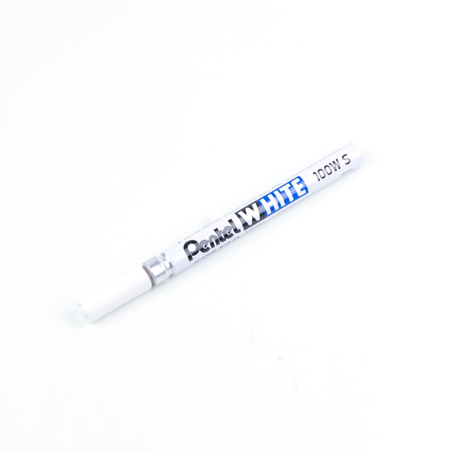 Pentel White Permanent Marker 2.0mm Fine Point - Quick Drying White, China Clay Pigment