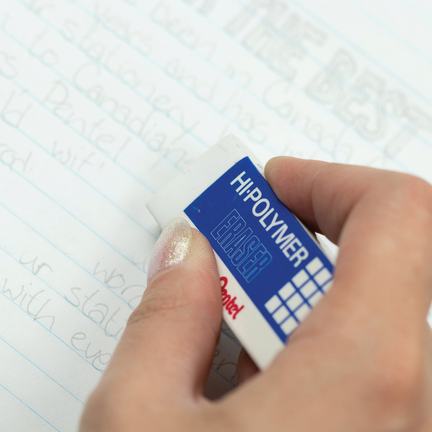 Hi-Polymer Large Block Eraser White