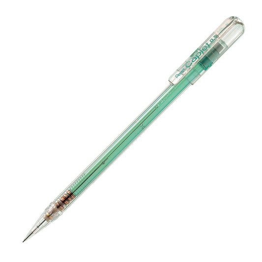 Pentel CAPLET 0.5mm Mechanical Pencil Green Transparent Barrel