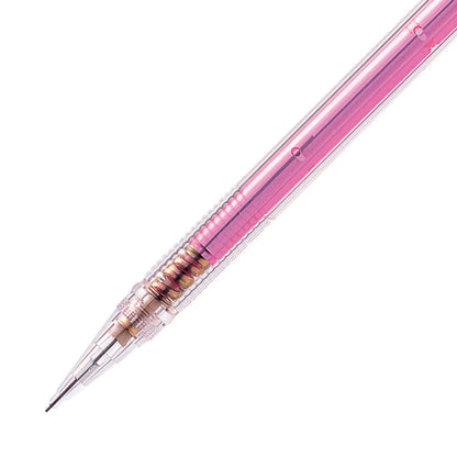 Pentel CAPLET 0.5mm Mechanical Pencil Pink Transparent Barrel