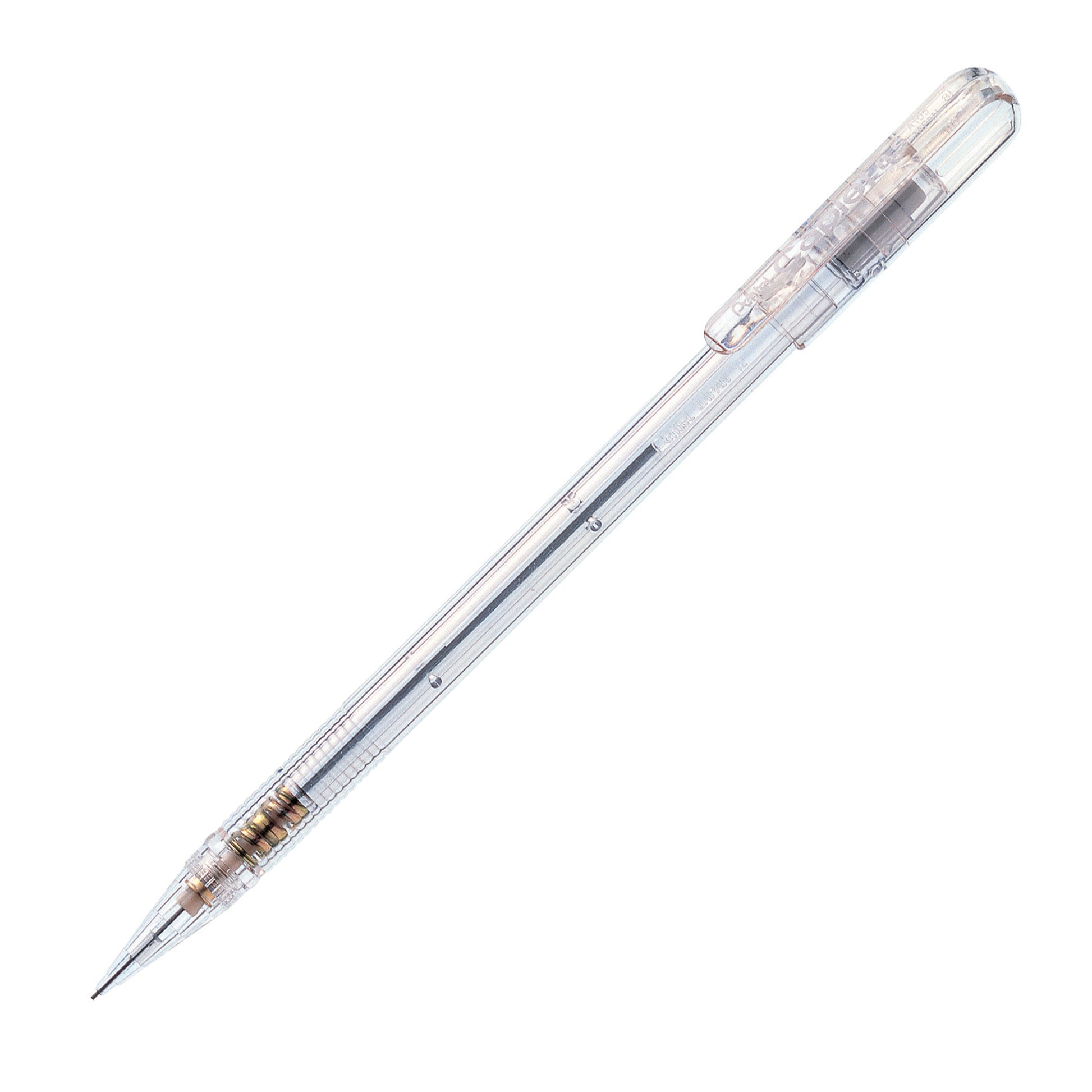 Pentel Caplet Mechanical Pencil 0.5mm Pink Transparent Barrel
