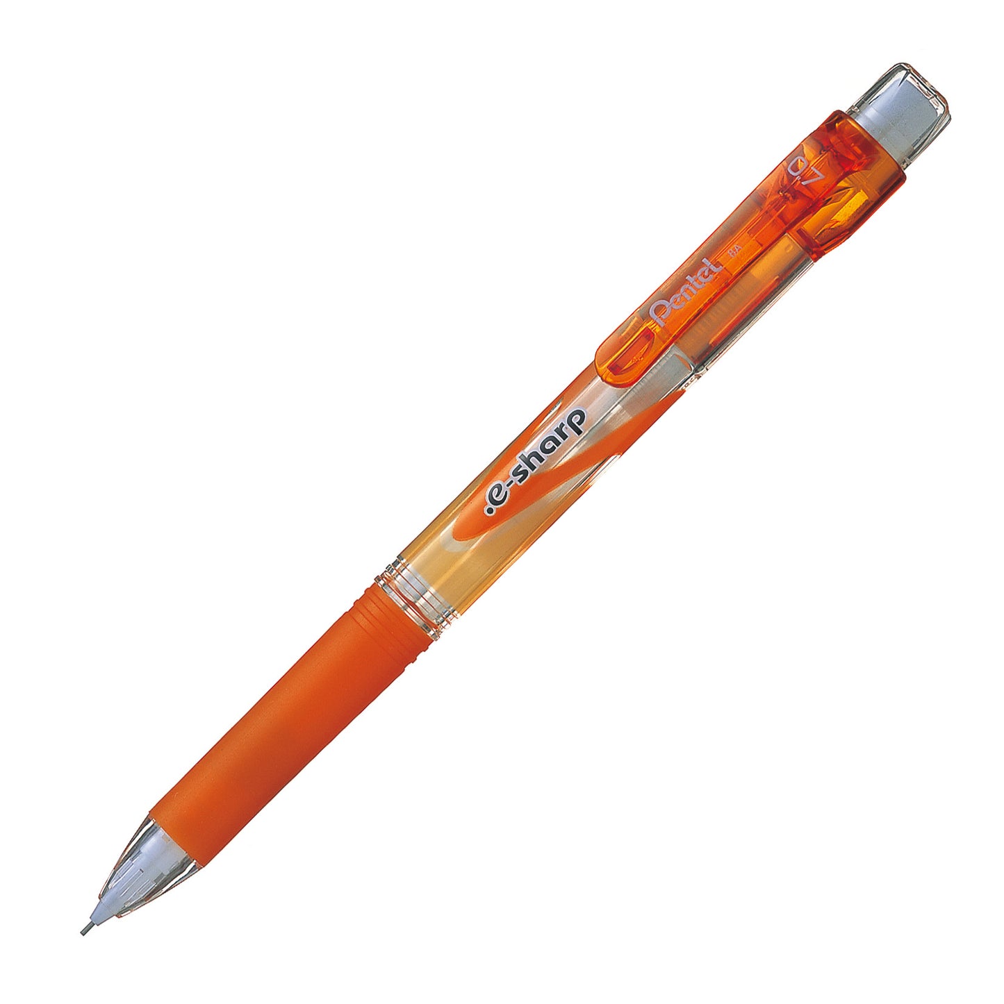 .E-Sharp Mechanical Pencil with the Pentel Lead Maximizer 0.7mm Orange Barrel