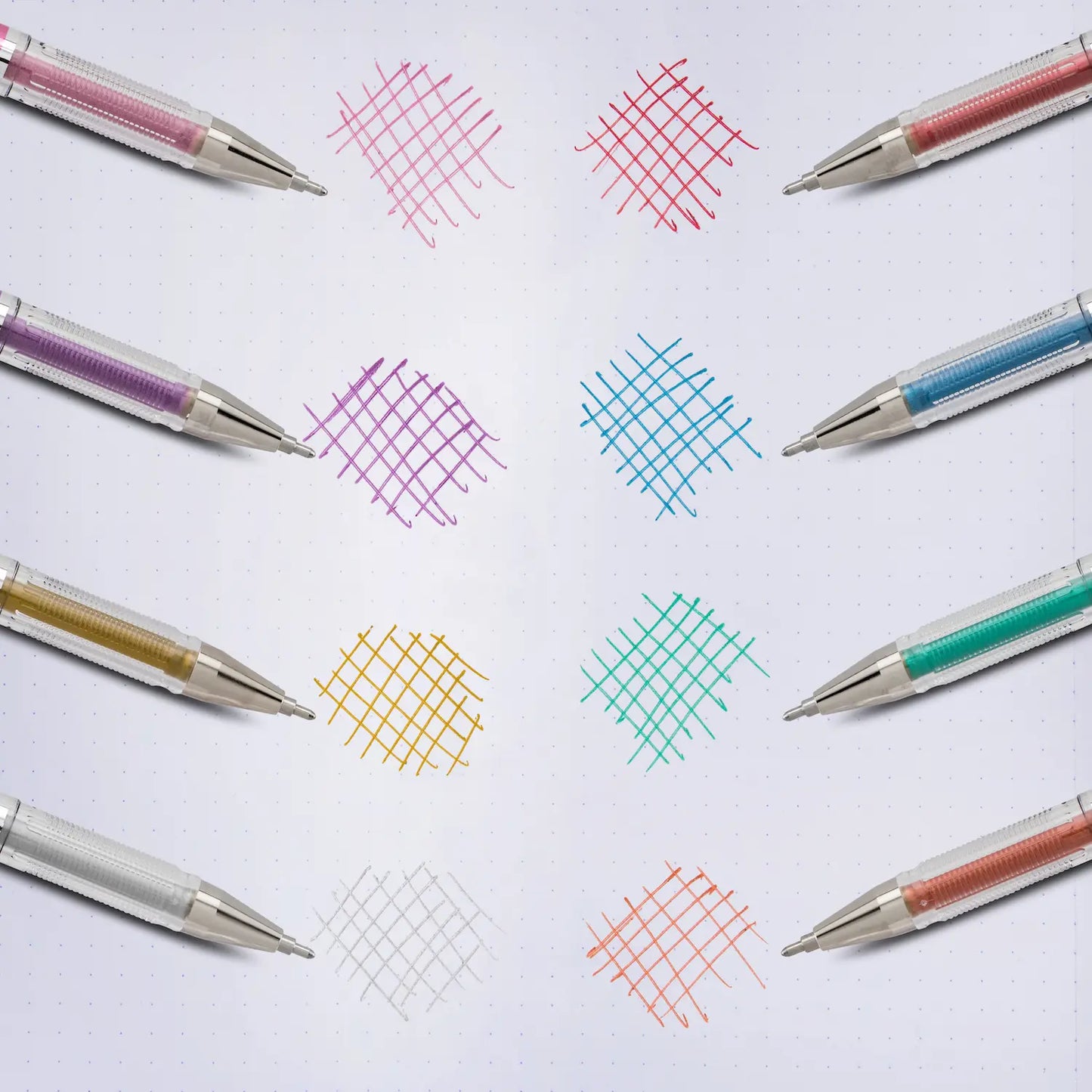 Slicci Metallic Gel Pen 0.8mm Red