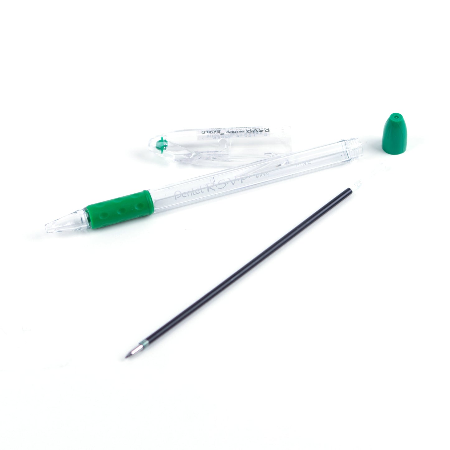 R.S.V.P. Ballpoint Pen 0.7mm Green Ink