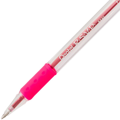 R.S.V.P. Ballpoint Pen 0.7mm Pink Ink