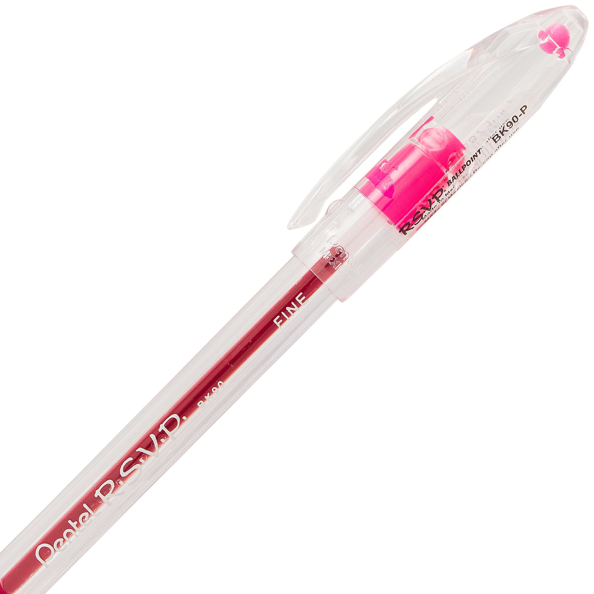 R.S.V.P. Ballpoint Pen 0.7mm Pink Ink