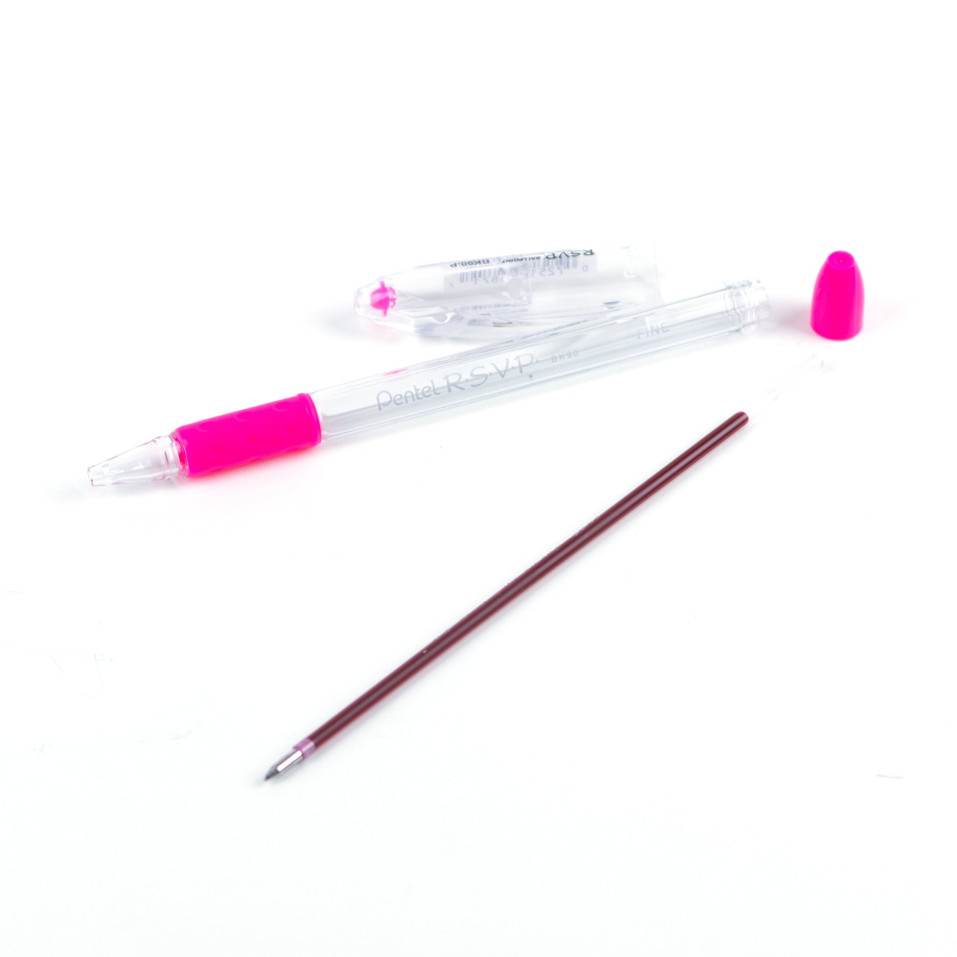 R.S.V.P. Ballpoint Pen 0.7mm Pink Ink