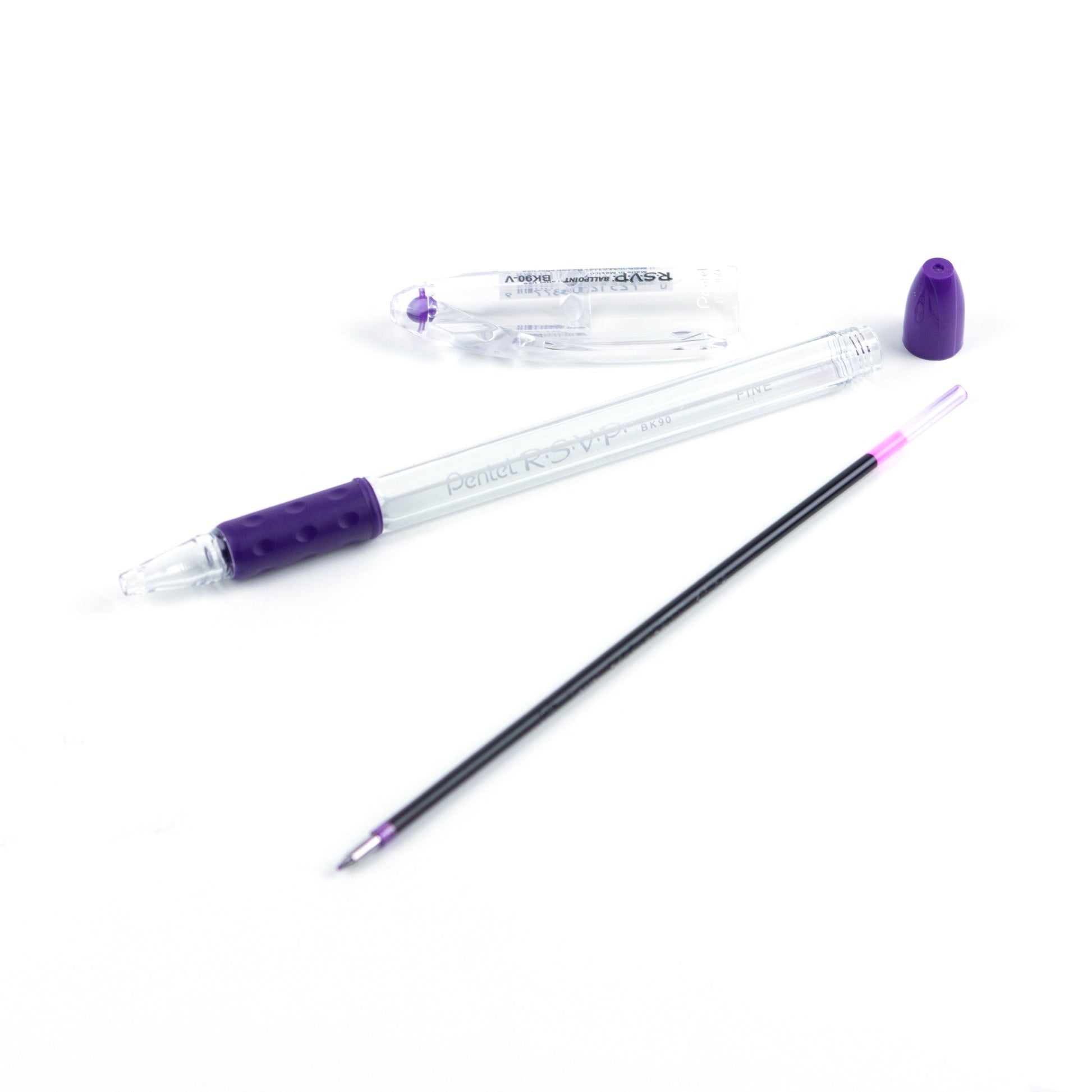 R.S.V.P. Ballpoint Pen 0.7mm Violet Ink