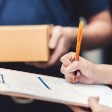 Capped R.S.V.P. Safety Colour 1.0mm Black Ink Orange Barrel