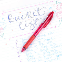 R.S.V.P. Ballpoint Pen  1.0mm Red Ink & Barrel