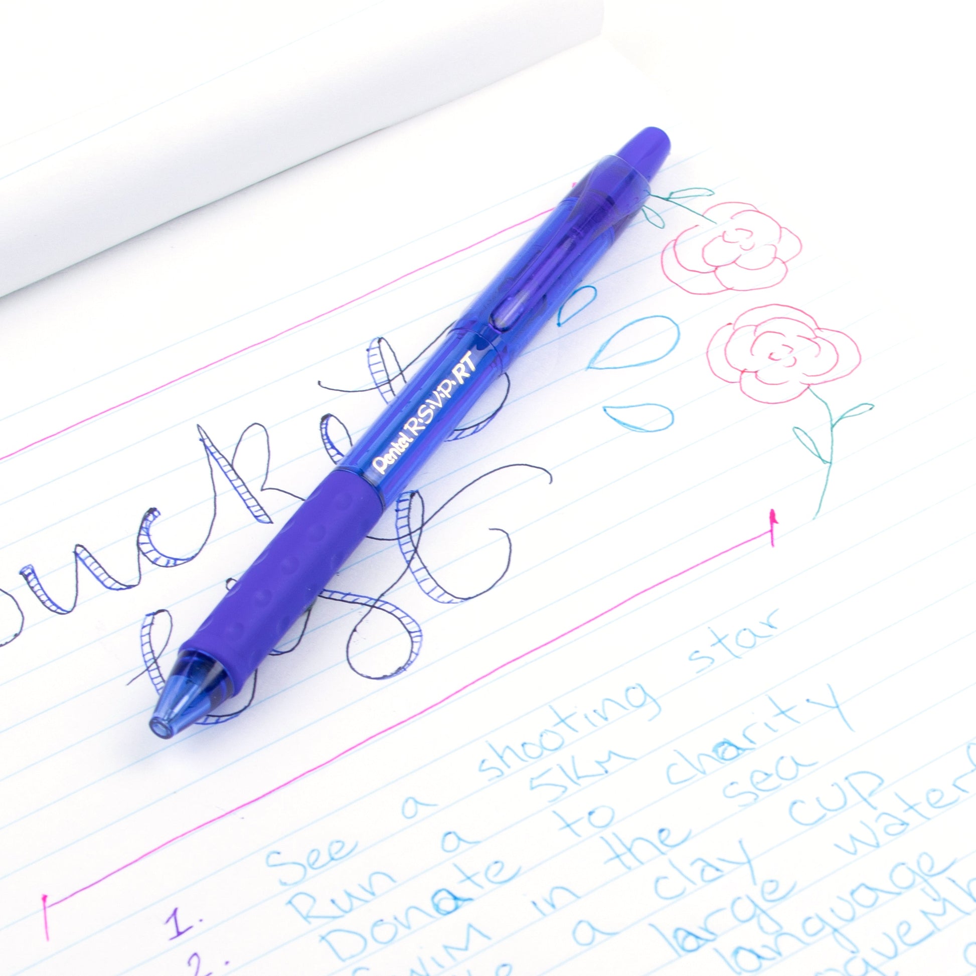 R.S.V.P. 1.0MM BLUE BRL BLUE INK