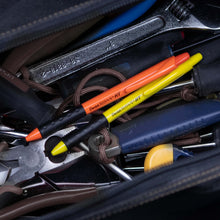 R.S.V.P. Safety Colour Retractable Ballpoint Pen 1.0mm Black Ink Yellow Barrel