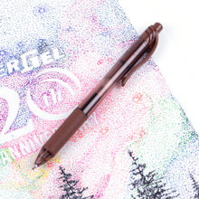 Energel-X Retactable Liquid Gel Pen 0.7mm Brown