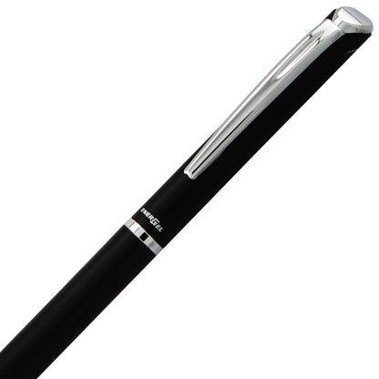 EnerGel 0.7mm Retractable Liquid Gel Pen Black Metal Body Black Ink with Gift Case