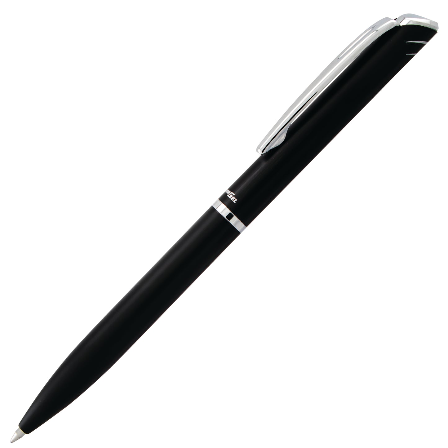 EnerGel 0.7mm Retractable Liquid Gel Pen Black Metal Body Black Ink with Gift Case