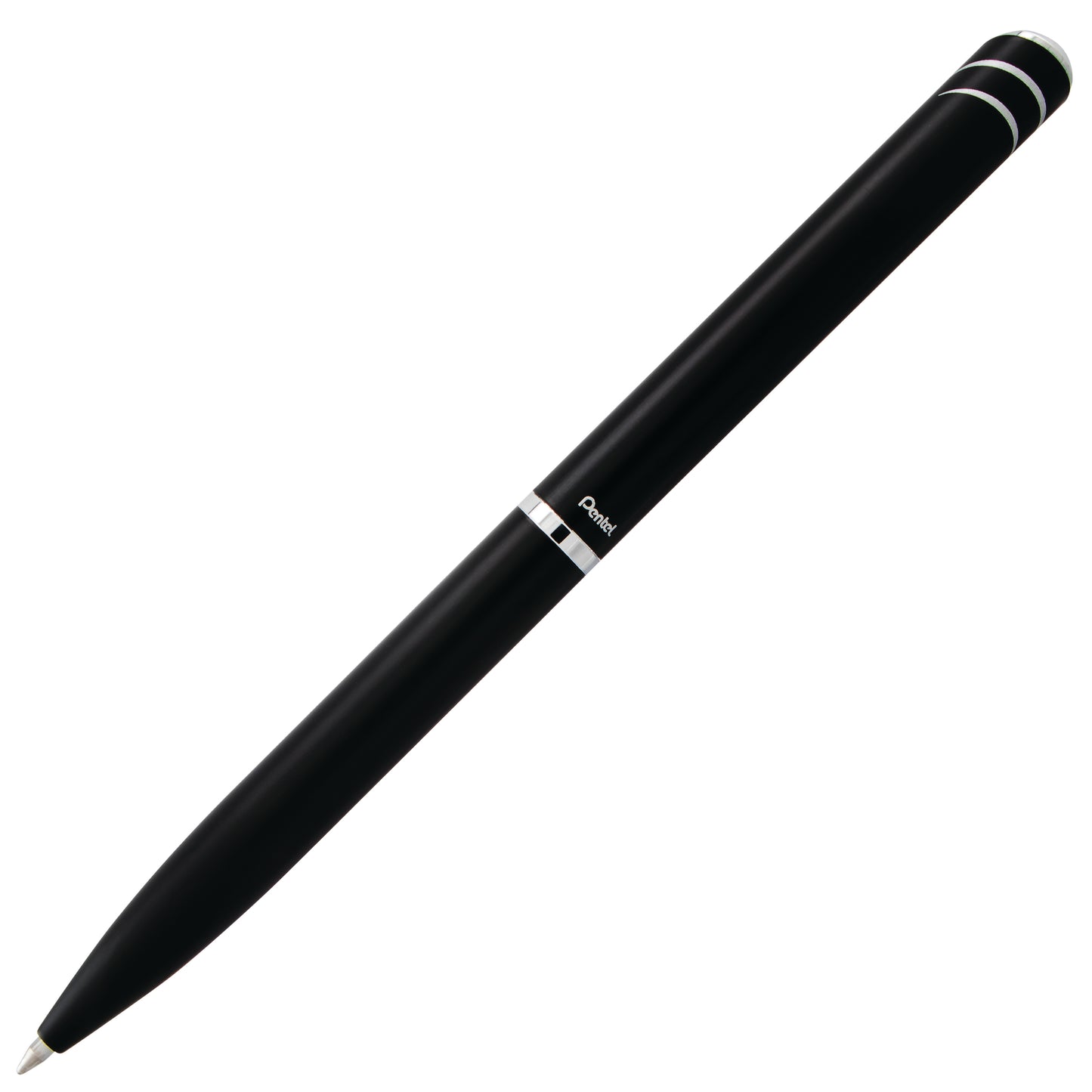 EnerGel 0.7mm Retractable Liquid Gel Pen Black Metal Body Black Ink with Gift Case