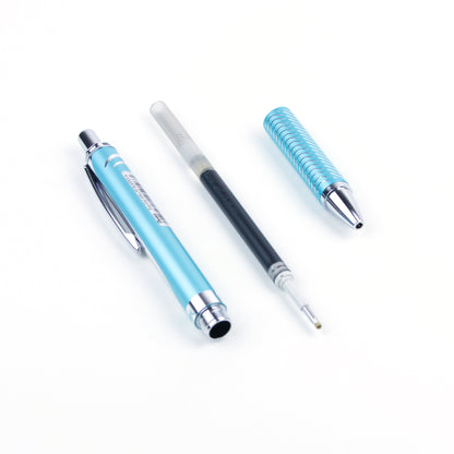 ENERGEL ALLOY 0.7MM AQUAMARINE BRL BLACK INK