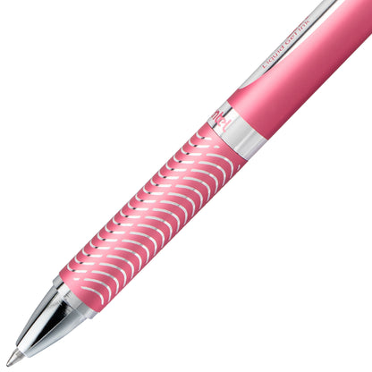 ENERGEL ALLOY 0.7MM PINK BRL BLACK INK