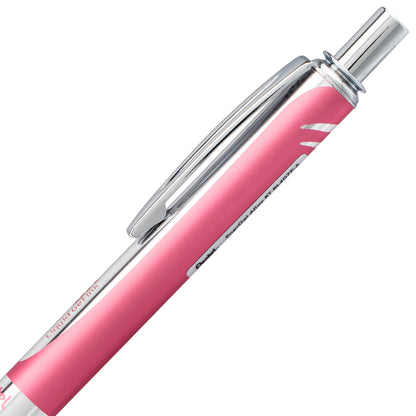 ENERGEL ALLOY 0.7MM PINK BRL BLACK INK