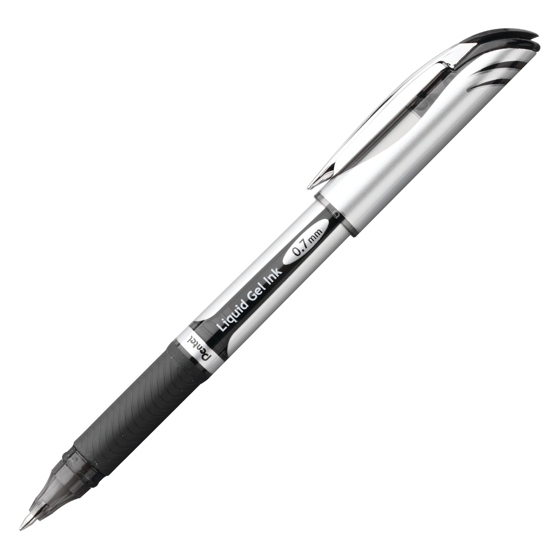Capped Energel Retractable Liquid Gel Pen 0.7mm Violet