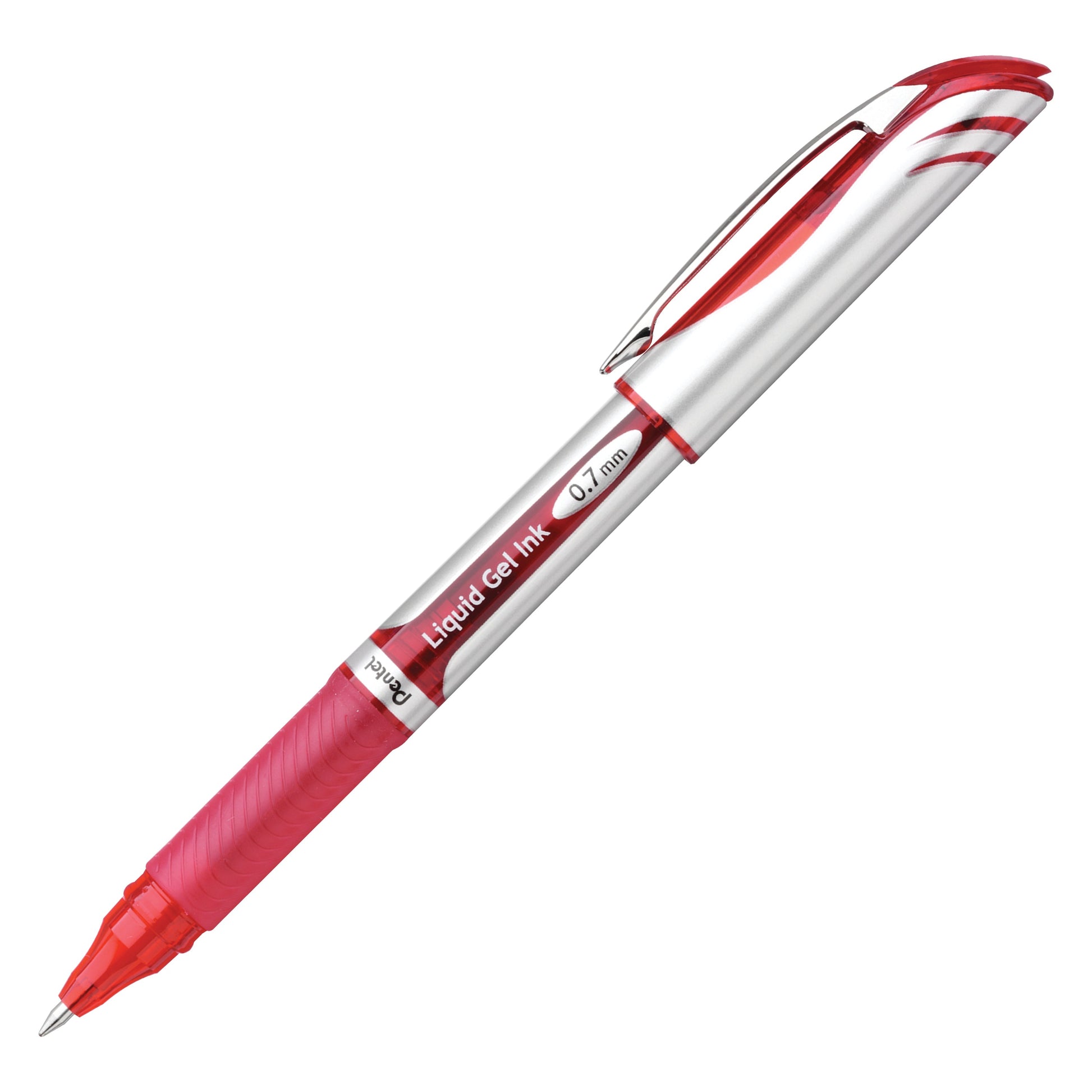 Capped Energel Retractable Liquid Gel Pen 0.7mm Violet
