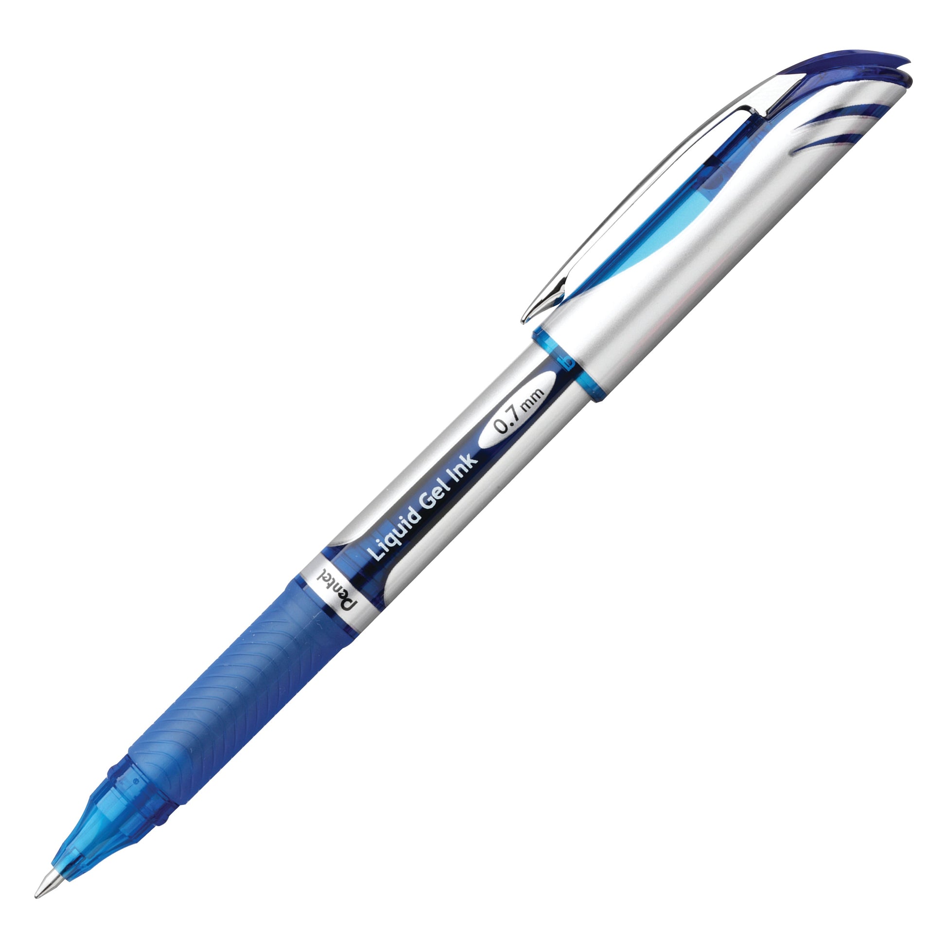 Capped Energel Retractable Liquid Gel Pen 0.7mm Violet