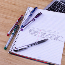 Capped Energel Retractable Liquid Gel Pen 0.7mm Violet