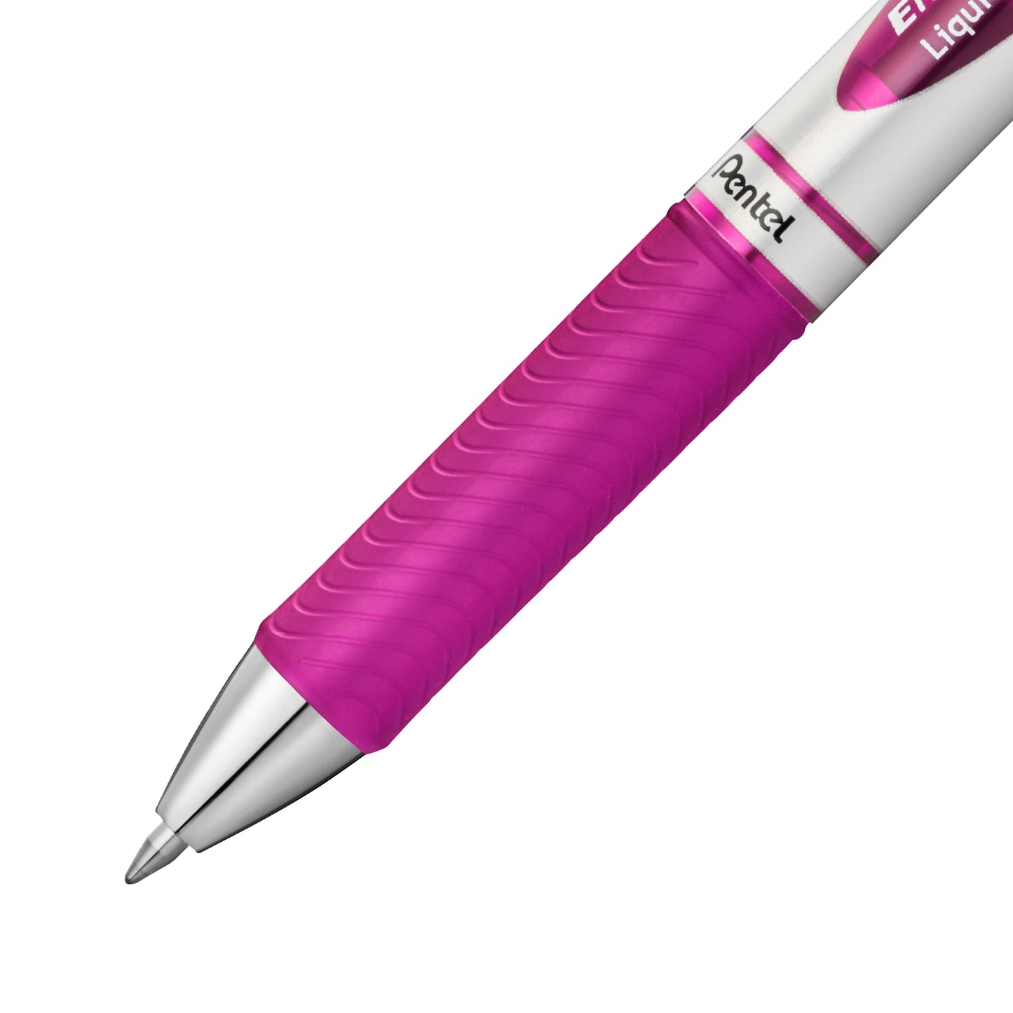 EnerGel Retractable Liquid Gel Roller 0.7mm Metal Tip Magenta Ink