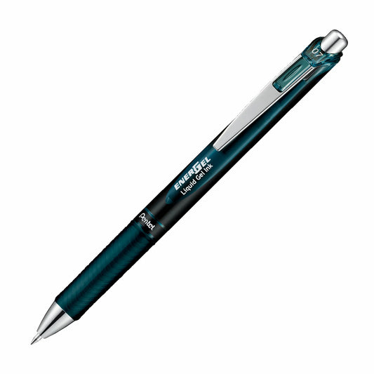 Energel Retractable Liquid Gel Roller 0.7mm Indigo-black - Metal Tip