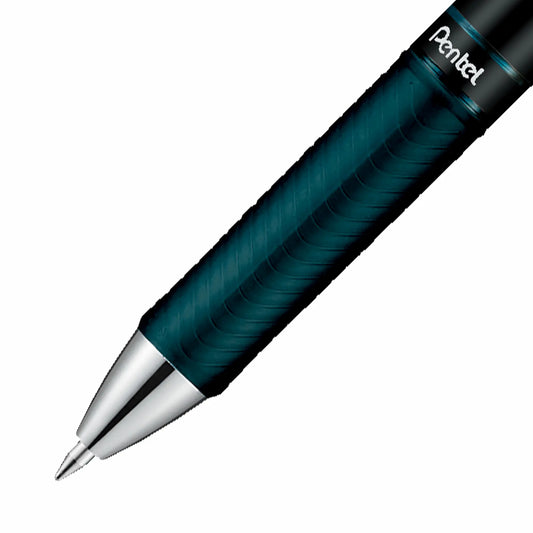 Energel Retractable Liquid Gel Roller 0.7mm Indigo-black - Metal Tip