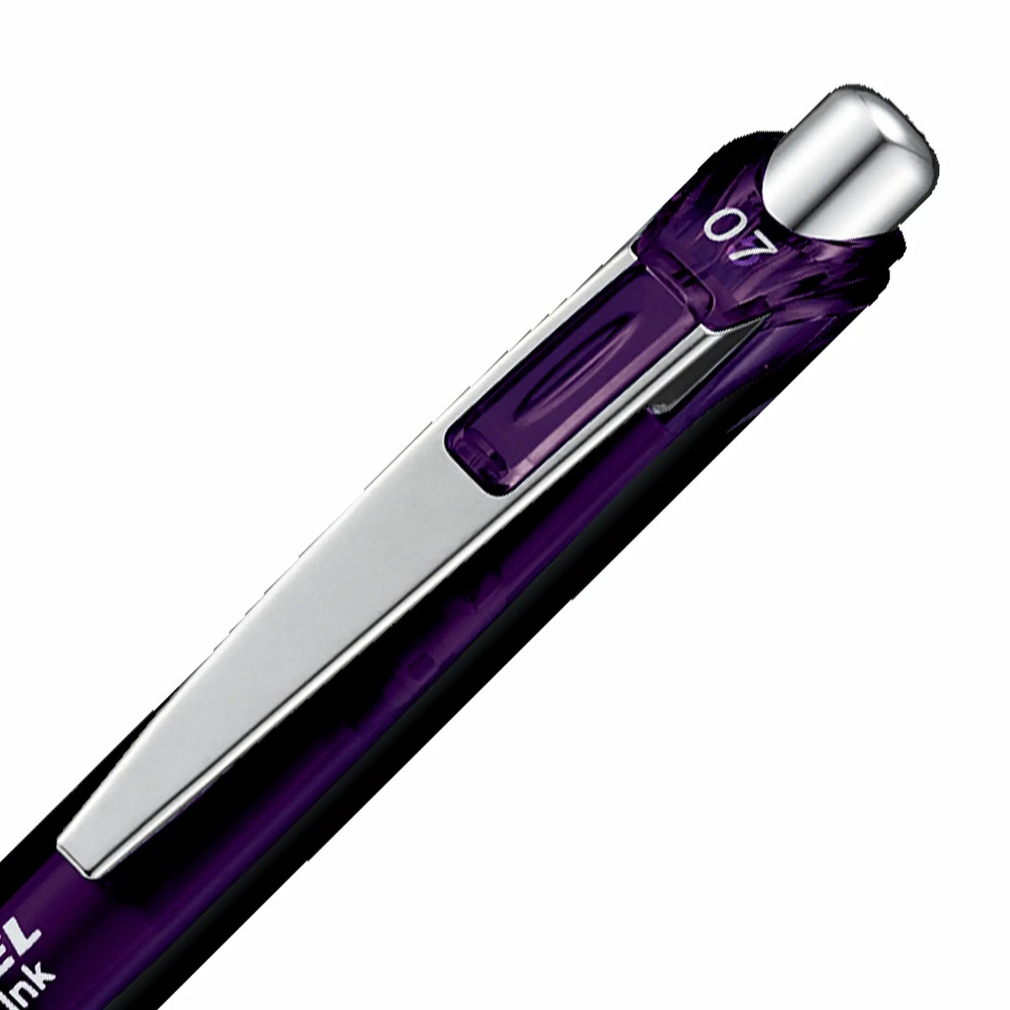 Energel Retractable Liquid Gel Roller 0.7mm Bordeaux-black - Metal Tip Pentel Stationery of Canada