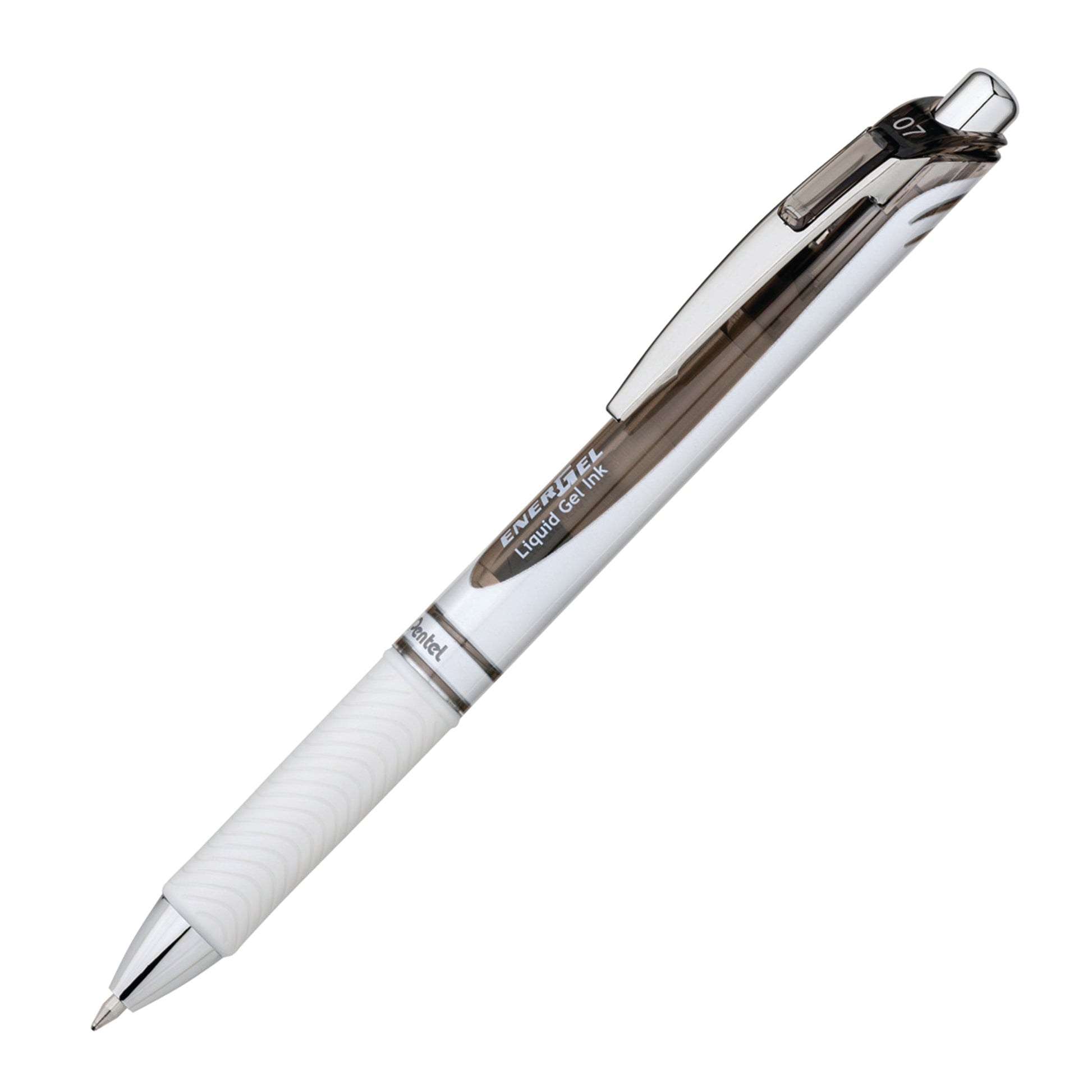 Energel Pearl Retractable Liquid Gel Pen 0.7mm Blue Ink Blue Accent