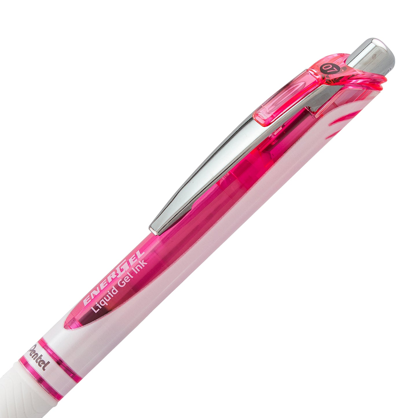 ENERGEL PEARL 0.7MM PINK ACCENT BLACK INK