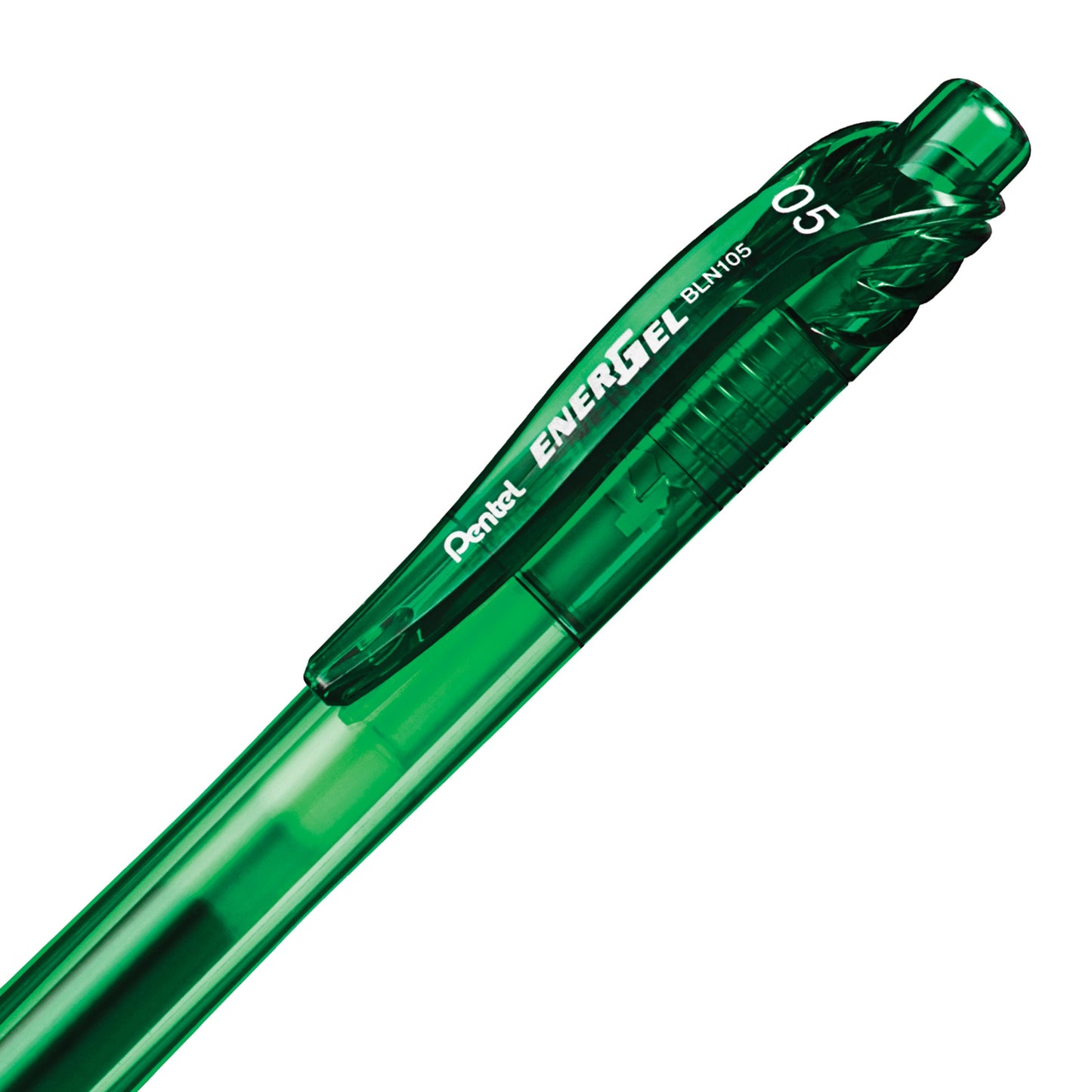 ENERGEL-X 0.5MM NEEDLE POINT GREEN