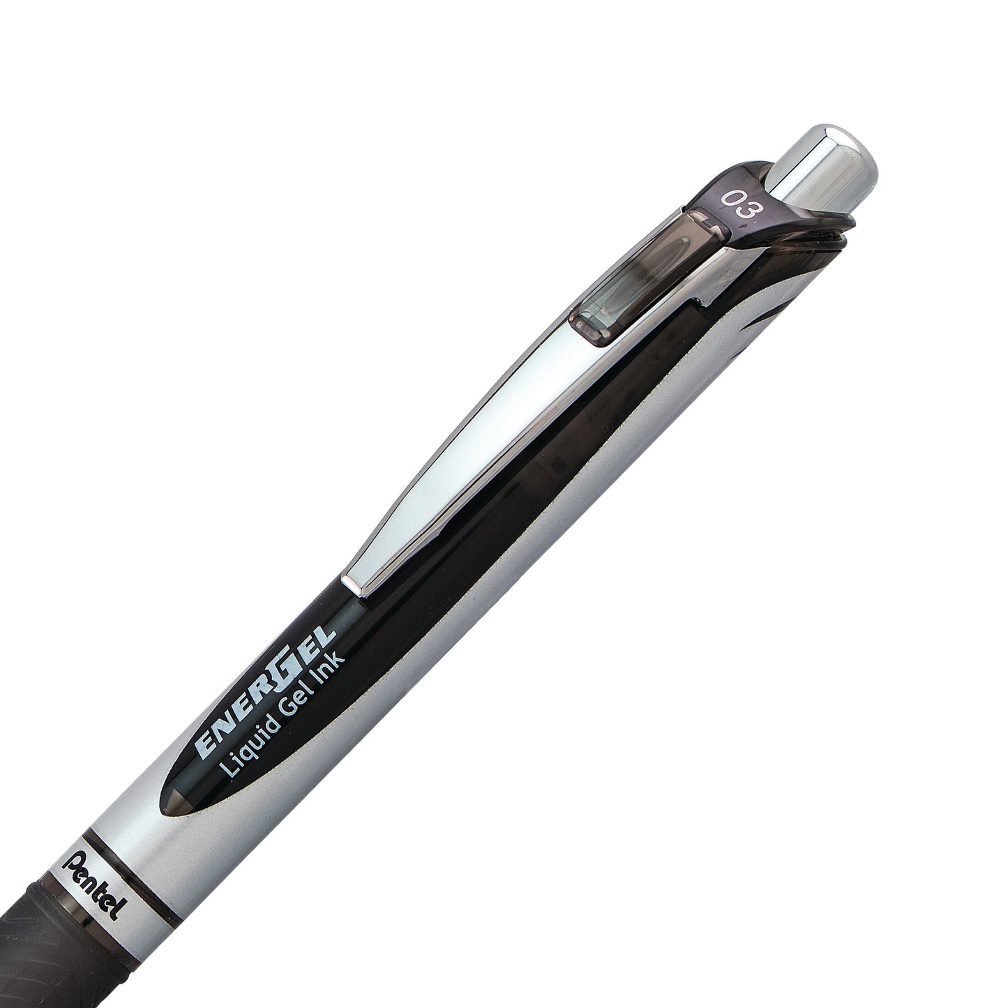 EnerGel Retractable Liquid Gel Pen 0.3mm Ultra-Fine Point Black Ink