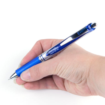 EnerGel Retractable Liquid Gel Pen 0.3mm Ultra-Fine Point Blue Ink