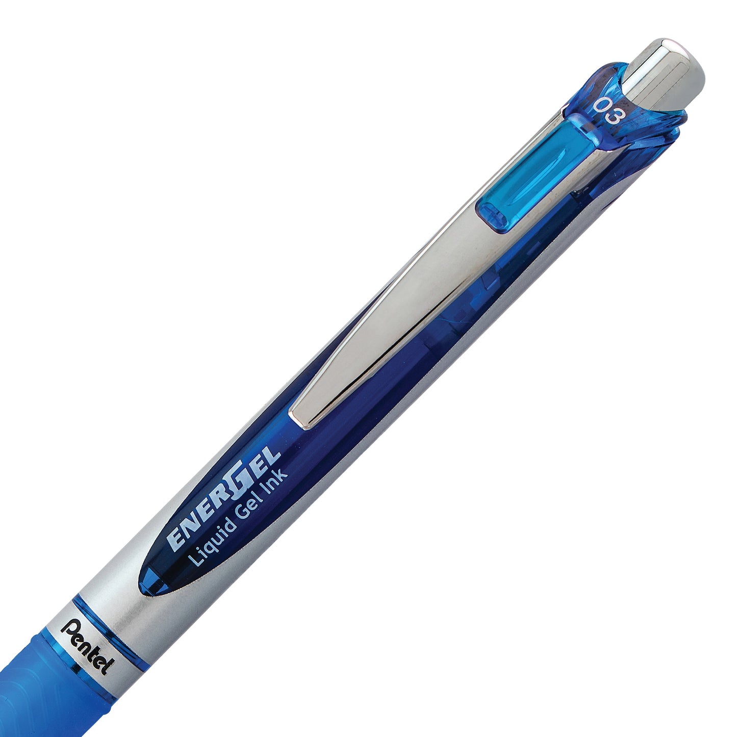 EnerGel Retractable Liquid Gel Pen 0.3mm Ultra-Fine Point Blue Ink