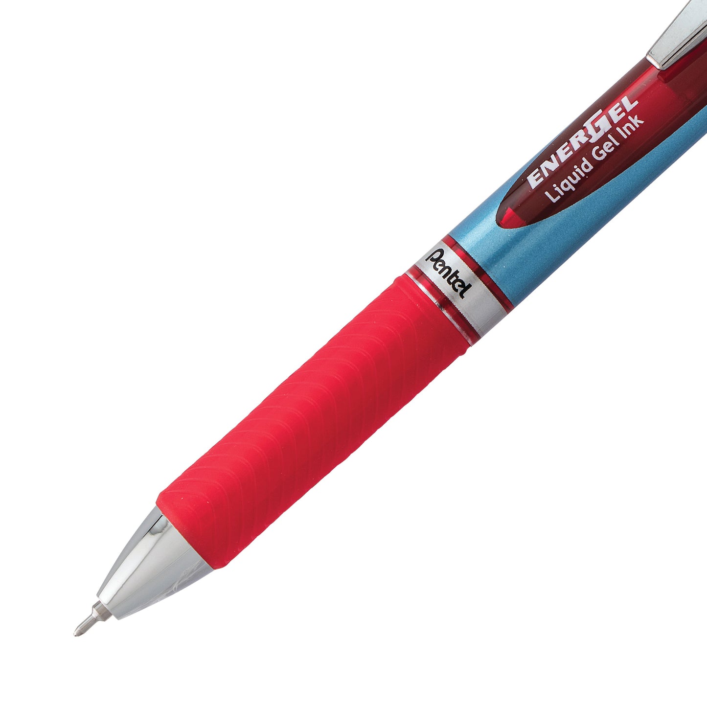 EnerGel Retractable Liquid Gel Pen 0.5mm Needle Tip Red Ink