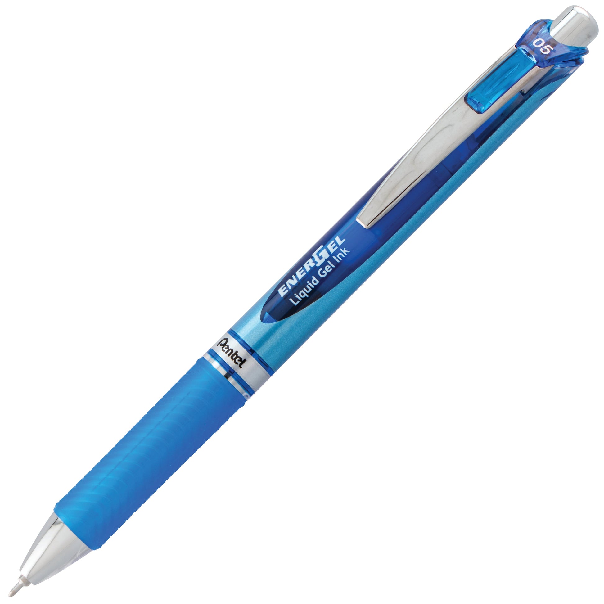 Energel Retractable Liquid Gel Pen 0.5mm Violet - Needle Tip