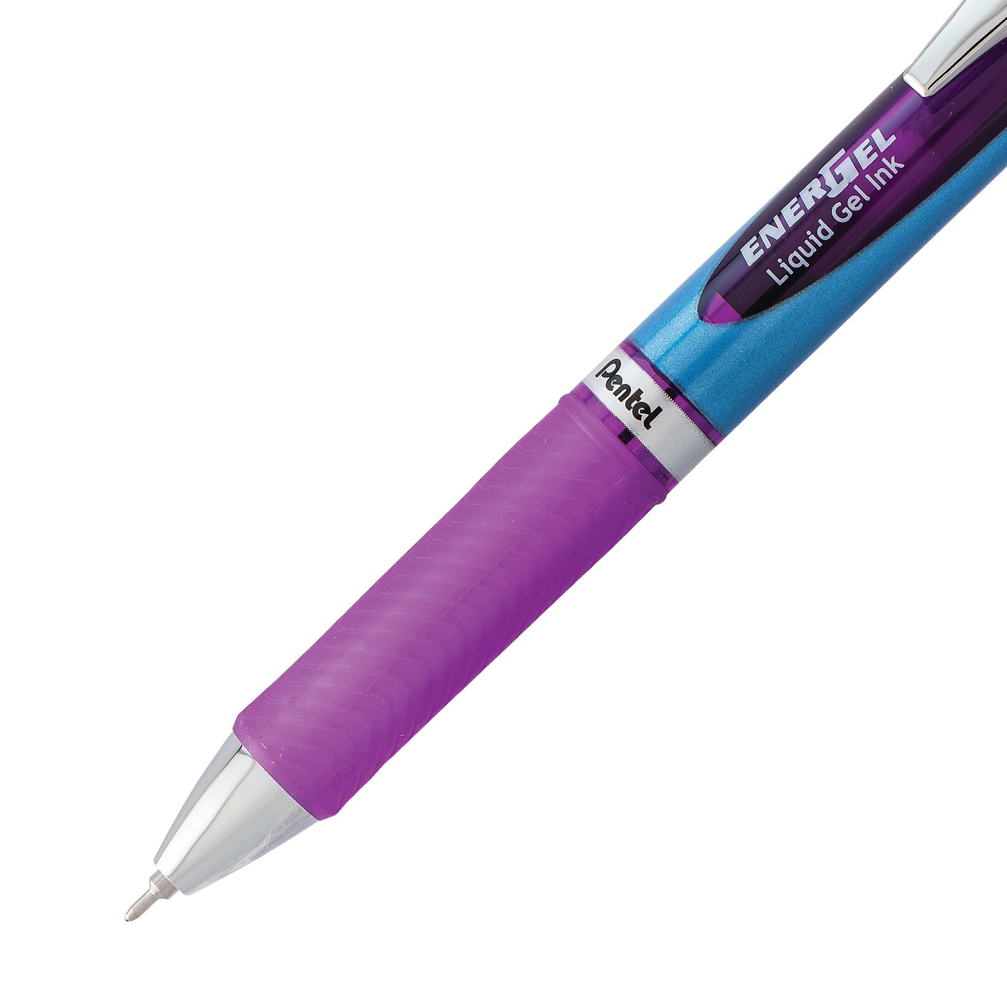 EnerGel Retractable Liquid Gel Pen 0.5mm Needle Tip Violet Ink