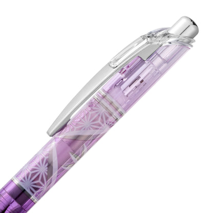 Limited Edition Energel Retractable Gel Pen 0.5mm Blue - Asanoha to Kikka Pattern
