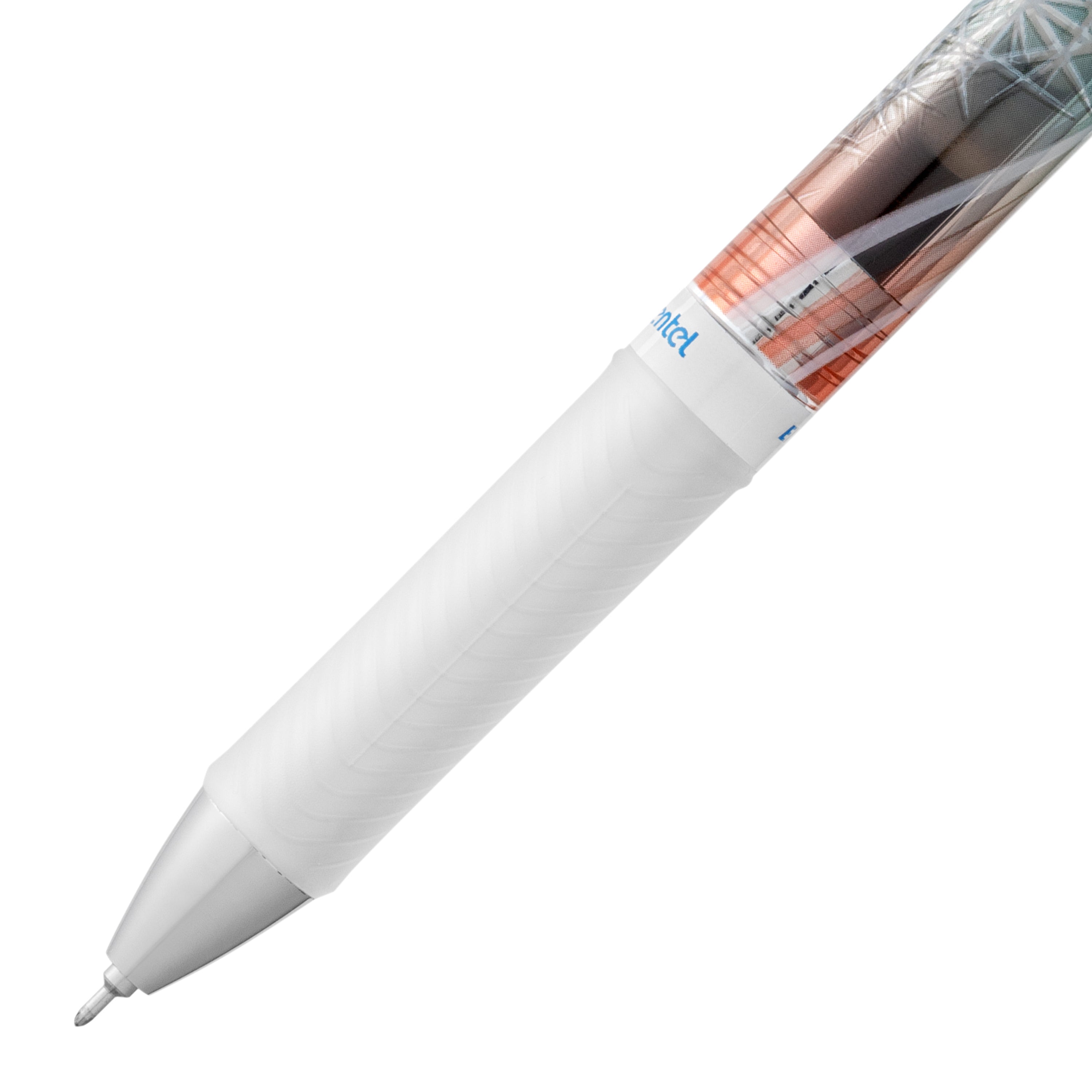 Edo Kiriko Energel Retractable Gel Pen 0.5mm Blue - Kikutsunagi Pattern