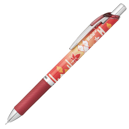 EnerGel Four Season Fall Design 2 Limited Edition Retractable Liquid Gel Pen 0.5mm Needle Tip Black Ink