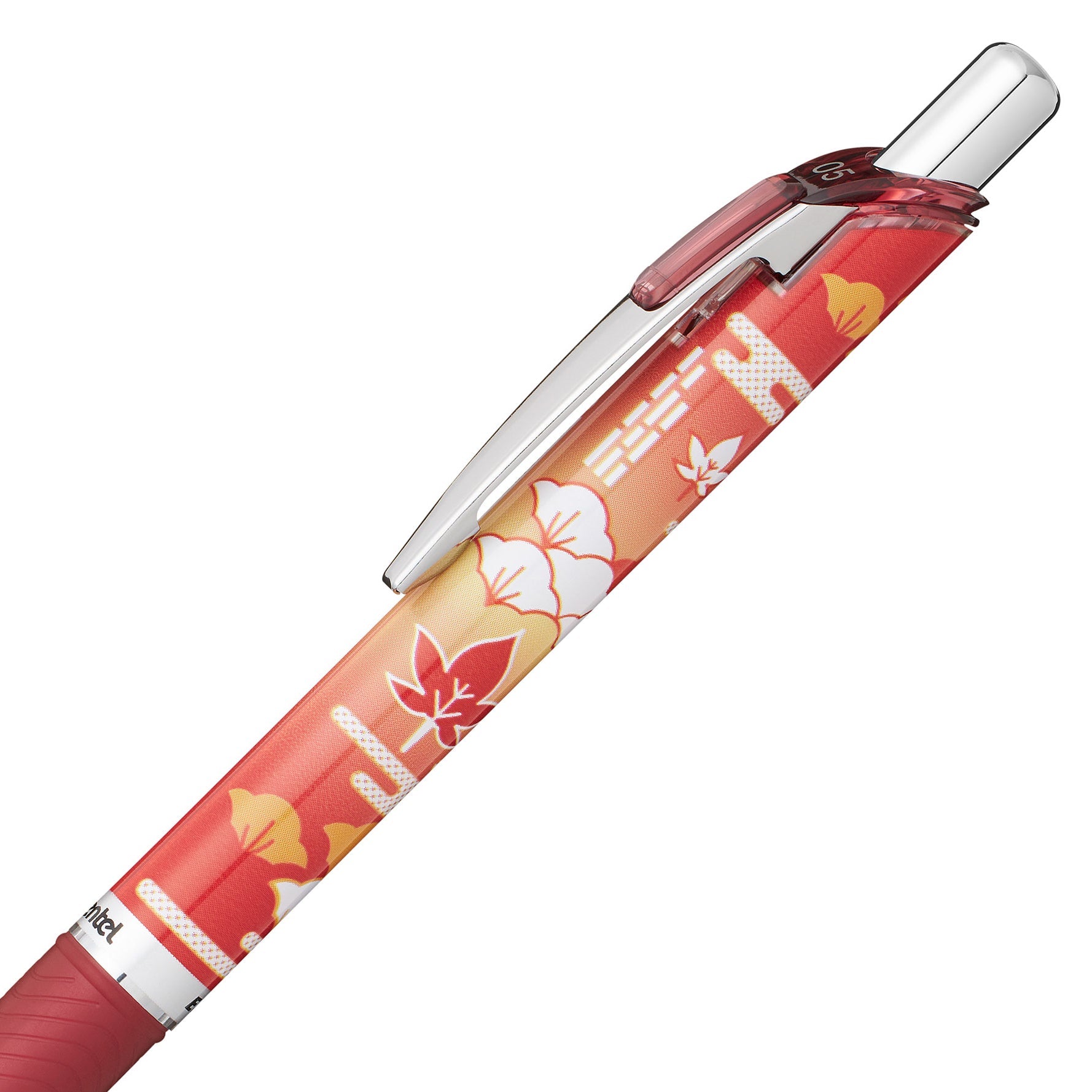 EnerGel Four Season Fall Design 2 Limited Edition Retractable Liquid Gel Pen 0.5mm Needle Tip Black Ink